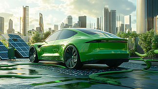 充電中的綠色未來(lái) 新能源汽車引領(lǐng)交通變革